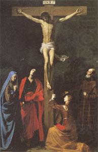 The Crucifixion with St.Vincent de Paul (mk05), TOURNIER, Nicolas
